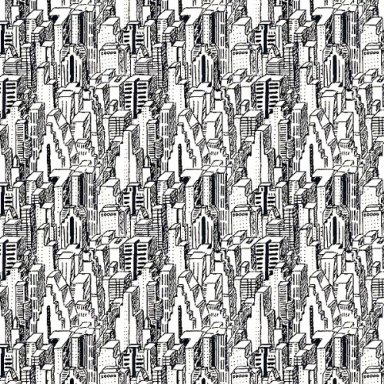 This wallpaper entitled City Scape was designed by Olivia White as part of