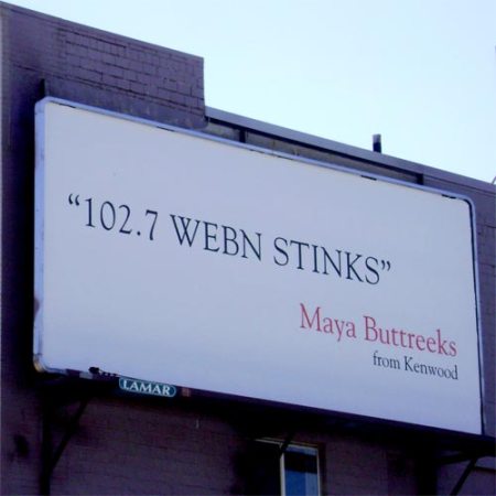 WEBN billboard