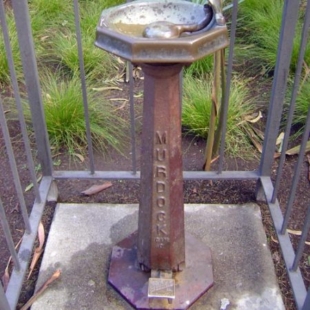 Murdock drinking fountain in front of Coit Tower