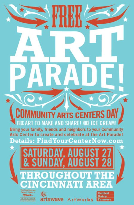 Community Arts Centers Day Posters by VisuaLingual