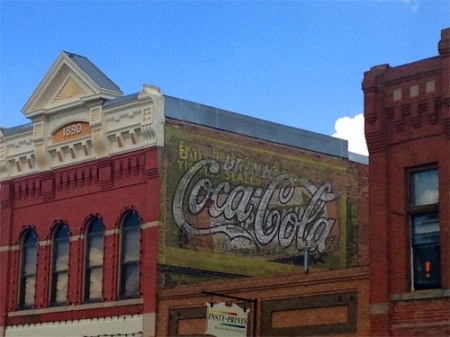 Coca-Cola Ghost Sign in Livingston, MT