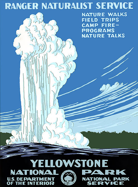 Yellowstone National Park poster